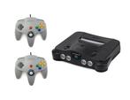 Nintendo 64 Grijs + 2 Controllers (N64 Spelcomputers), Games en Spelcomputers, Ophalen of Verzenden, Zo goed als nieuw