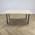 Eromes kantinetafel 160x80 cm, Ahorn blad  - antraciet poten, Bureau