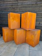 Piédestal (5) - Corten Steel - 60x40x40cm, Antiek en Kunst