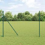 vidaXL Euro Hek Groen 1.6 x 10m PVC-gelaagd ijzer, Tuin en Terras, Tuinhekken en Hekwerk, Verzenden, Nieuw