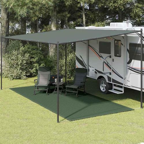 vidaXL Tenttapijt 250x600 cm HDPE groen, Caravans en Kamperen, Tentaccessoires, Nieuw, Verzenden