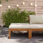 Voetenbank Massief Acacia | Retour Deal | Tuinstijl Boost!, Verzenden, Nieuw, 50 tot 75 cm, Vierkant