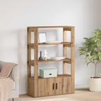 vidaXL Dressoir artisanaal eikenkleurig 30 x 80 x 119,5 cm, Huis en Inrichting, Verzenden, Nieuw