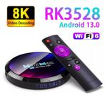 Mediaspeler android 13 4GB 32GB smart tv iptv box +5G 4K H96, Verzenden, Nieuw