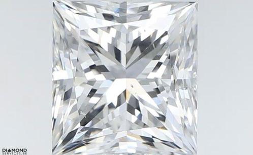 1 pcs Diamant  (Natuurlijk)  - 1.02 ct - Carré - D, Handtassen en Accessoires, Edelstenen