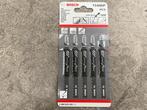 Veiling - 5x Bosch decoupeerzaagblad T144DP 5-pack Precision, Bricolage & Construction