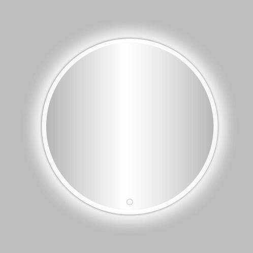 White Venetië-Thin ronde spiegel Mat-Wit incl.led, Maison & Meubles, Accessoires pour la Maison | Miroirs, Enlèvement ou Envoi