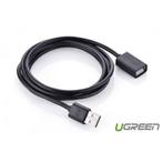 USB 2.0 Male to Female Extension Cable Zwart 1.5 Meter, Nieuw, Verzenden