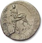 Romeinse Republiek. M. Herennius, 108-107 v.Chr.. Denarius, Postzegels en Munten