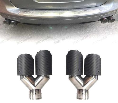 EMBOUTS DÉCHAPPEMENT DOUBLES CARBONE LOOK AKRAPOVIC, Auto-onderdelen, Uitlaatsystemen, Verzenden