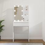 vidaXL Kaptafel met LED-verlichting 60x40x140 cm wit, Huis en Inrichting, Tafelonderdelen, Verzenden, Nieuw