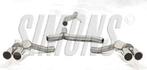 Simons uitlaatsyteem Duplex vanaf downpipe: RVS | Audi A4/A5, Verzenden, Nieuw