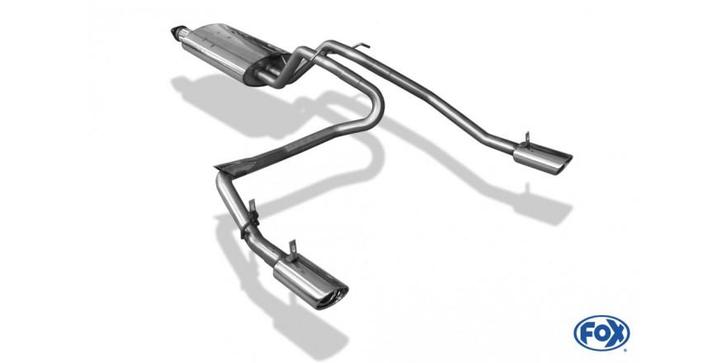 FOX Jeep Commander Type XK einddemper uitgang rechts/links -, Auto-onderdelen, Uitlaatsystemen, Nieuw, Verzenden