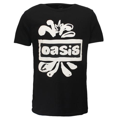 Oasis Splatter Logo Official Band T-Shirt - Officiële, Kleding | Heren, T-shirts