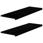 vidaXL Vensterbanken 2 st 120x40x2 cm massief eikenhout, Doe-het-zelf en Bouw, Verzenden, Nieuw