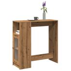 vidaXL Bartafel met rekken 101x40x103,5 cm hout artisanaal, Verzenden, Nieuw