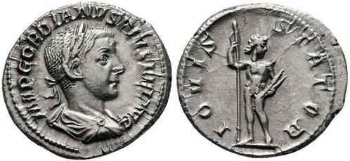 Ad 238-244 n Chr Gordian Iii ad 238-244 Ar Denarius 20mm,..., Postzegels en Munten, Munten en Bankbiljetten | Verzamelingen, Verzenden