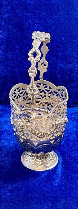 Sheffield Jordan - Mand - Metaal - Geperforeerde bloem, Antiquités & Art, Curiosités & Brocante