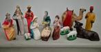 80 jaar oude kerstgroep / gemerkt - Kerststal (13) - Gips -