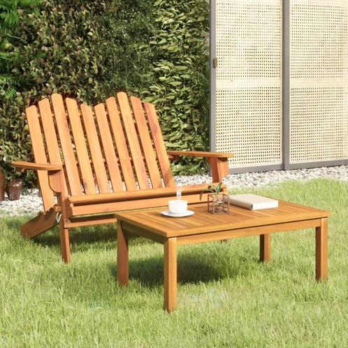 vidaXL 2-delige Loungeset Adirondack massief acaciahout, Tuin en Terras, Tuinsets en Loungesets, Nieuw, Verzenden