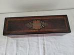 Doos - met handschoenen marqueterie in hout - Hout - met, Antiek en Kunst