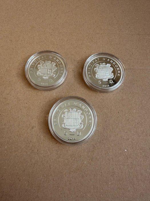 Andorre. 2013 FEI Jumping,Dressage,Vaulting Horse Federation, Postzegels en Munten, Munten | Europa | Niet-Euromunten