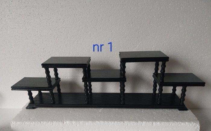 Standaard - Hout, 7 diverse display,s , tafeltjes - China, Antiek en Kunst, Antiek | Overige Antiek