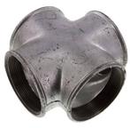 Rp 3 Femelle Fonte zinguée Croix 25 Bar, Verzenden