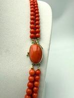 Halsketting - 18 karaat Geel goud Koraal, Nieuw