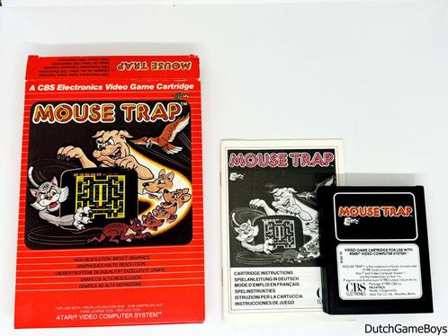 Atari 2600 - CBS Electronics - Mouse Trap, Games en Spelcomputers, Spelcomputers | Atari, Gebruikt, Verzenden