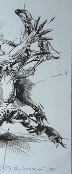 Vladimir Velickovic (1935-2019) - La chute, Antiek en Kunst