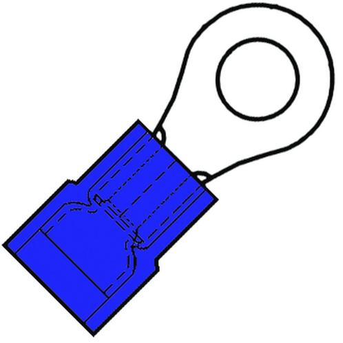 M4 Geïsoleerde Ring Terminaal 1.5-2.5mm² Nylon SuperPidg -, Doe-het-zelf en Bouw, Elektriciteit en Kabels, Verzenden