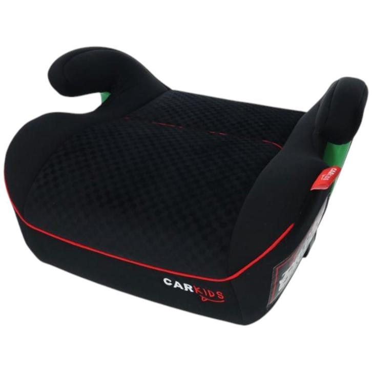 Carkids I-Size Isofix Zitverhoger Alfie 125-150cm Zwart/Rood, Kinderen en Baby's, Autostoeltjes, Nieuw, Verzenden