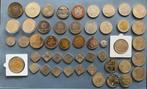 Nederland, België. Gevarieerde collectie van 48 penningen