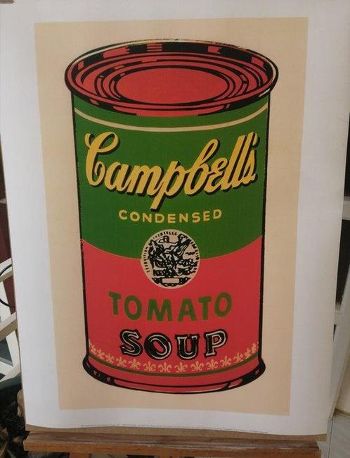 Andy Warhol (after) - Campbells Soup Tomato, Antiek en Kunst, Kunst | Tekeningen en Fotografie