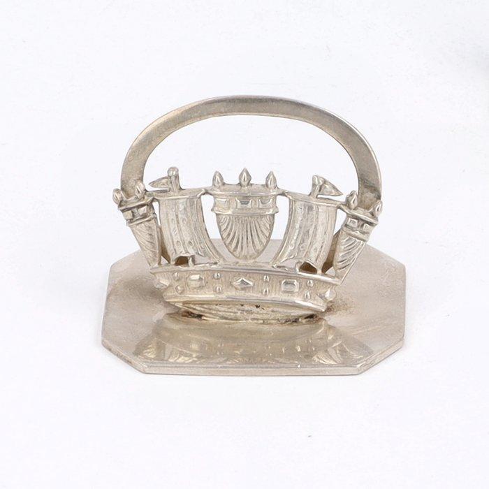 John William Barrett - Menukaarthouder - Birmingham, 1922 -, Antiek en Kunst, Antiek | Zilver en Goud