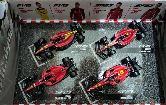 Bburago 1:43 - Modelauto - Bburago Ferrari F1 Team - Set Of, Hobby en Vrije tijd, Modelauto's | 1:5 tot 1:12
