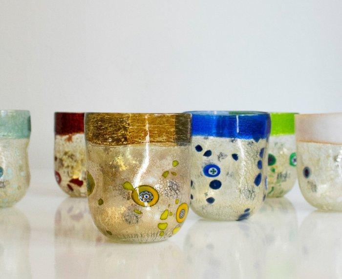 Ribes Atelier - Maryana Iskra - Drinkset (6) - Muranoglas -, Antiek en Kunst, Antiek | Glaswerk en Kristal