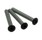 3 rvs/zwarte bevestigingsbouten M6x70 voor veiligheidsbeslag