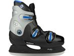 Nijdam IJshockeyschaats - Hardboot - Zwart/Blauw - Maat 41, Verzenden, Zo goed als nieuw