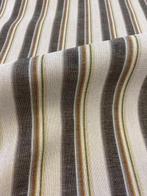Tissu rayé en pur lin de haute qualité sans prix de réserve