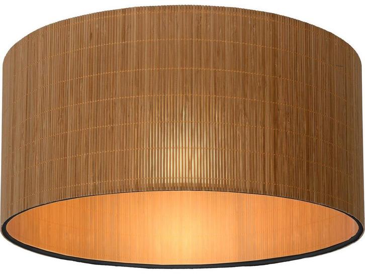 Lucide MAGIUS - Plafonnière - Ø 42 cm - 1xE27 - Naturel, Maison & Meubles, Lampes | Suspensions, Envoi