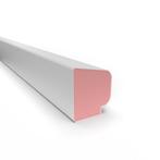 Kunststof, buigbare Durodeen glaslat D17-15/s kleur wit met, Bricolage & Construction, Verzenden