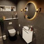 MONDIAZ FOWY toiletmeubel 40cm kleur talc. Waskom positie, Ophalen of Verzenden, Nieuw, Bad