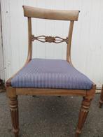 Stoel (2) - Mahonie, Walnoot - 2 Directoire-stijl stoelen