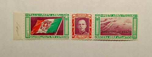 Royaume d’Italie 1933 - Trittico Service dÉtat 44,75+5,25, Postzegels en Munten, Postzegels | Europa | Italië