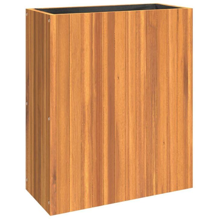Houten Plantenbak 59x27.5cm | OP = OP | Weg = Weg!, Tuin en Terras, Bloembakken en Plantenbakken, 60 cm of meer, Minder dan 60 cm