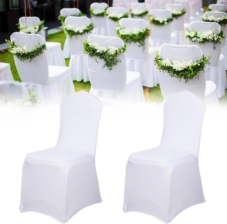 Stoelhoezen - Stretch stoelhoes - Voor bruiloft of feest - 1, Tuin en Terras, Overige Tuin en Terras, Verzenden