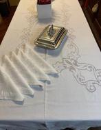 Tovaglia+ 11 servetten - Tafelkleed (12) - 300 cm - 170 cm, Antiek en Kunst