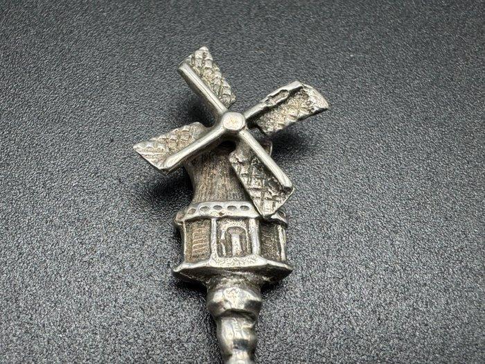 Zilveren pijpenwroeter met molen - Goupillon - Argent, Antiek en Kunst, Curiosa en Brocante